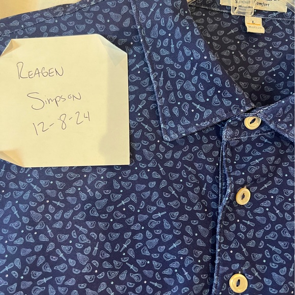 Peter Millar Summer Comfort Polo Large - Picture 2 of 2